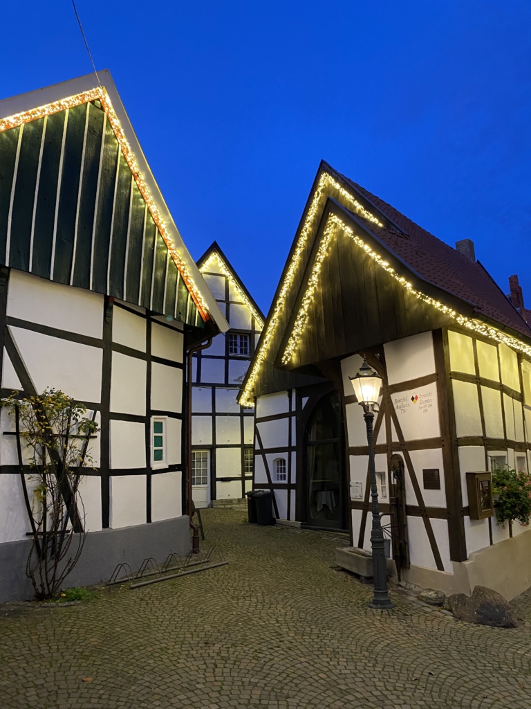 Giebelbeleuchtung im Drubbel