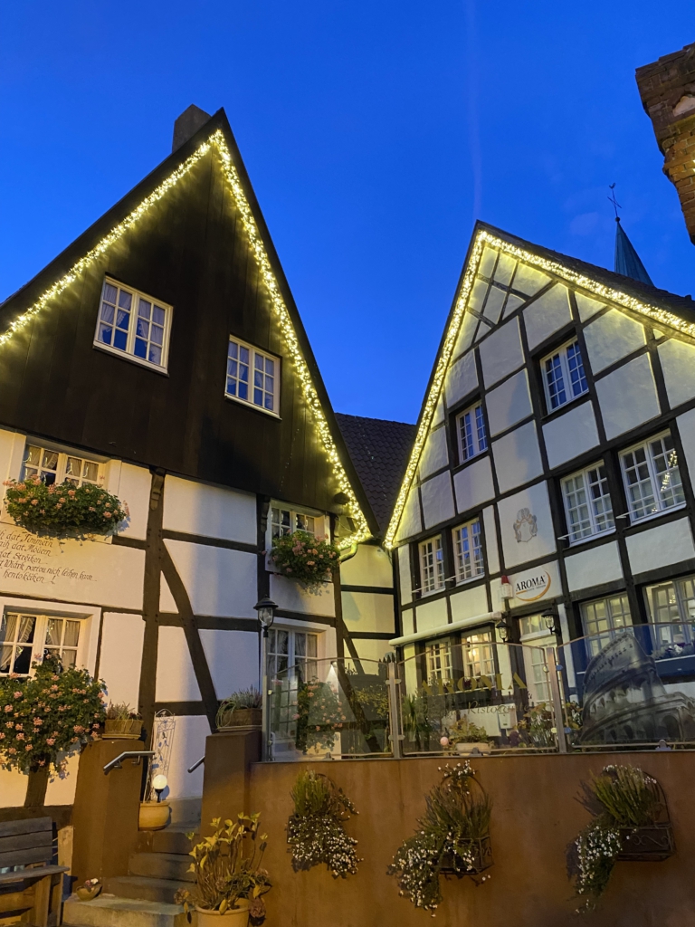 Giebelbeleuchtung im Drubbel